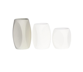 VASE-4 Βάζο Cement, Απόχρωση Beige Φ31x61cm