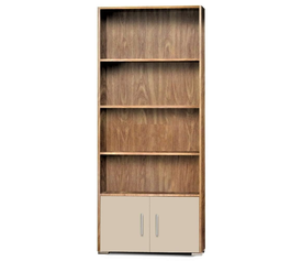 Βιβλιοθήκη παιδική 75cm καρυδί-εκρού