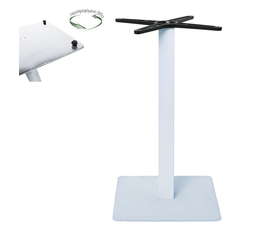 PRATO-R Βάση Τραπεζιού με ρεγουλατόρο Μέταλλο Βαφή Άσπρο (11,90kg)