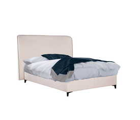 COLOMBO ΚΡΕΒΑΤΙ ΜΕ ΑΠΟΘΗΚ. ΧΩΡΟ (ΓΙΑ ΣΤΡΩΜΑ 160x200cm) OFF WHITE 06-900 ΜΑΥΡΟ 210x170x120