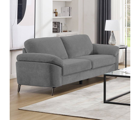 KATRINA Καναπές 3θ - Σαλονιού - Καθιστικού, Ύφασμα Γκρι, K/D