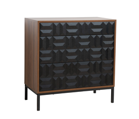 ZUMA ΣΥΡΤΑΡΙΕΡΑ ΚΑΡΥΔΙ ΜΑΥΡΟ 75.5x40x79