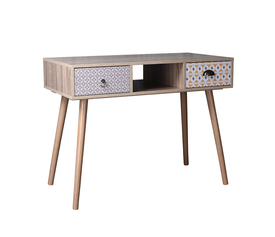 MUSTARD ΓΡΑΦΕΙΟ 2ΣΥΡΤΑΡΙΑ SONOMA ΜΕ PATTERN 100x50x78