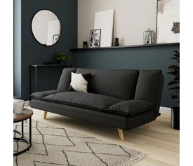 COZY ΚΑΝΑΠΕΣ ΚΡΕΒΑΤΙ 3ΘΕΣΙΟΣ ΑΝΘΡΑΚΙ 191x103x84