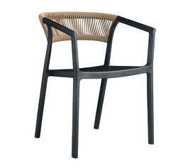 CONCORD ΚΑΡΕΚΛΑ ΜΑΥΡΟ LATTE 55.5x53.5x76