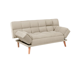 JAY Καναπές - Κρεβάτι Σαλονιού - Καθιστικού, Ύφασμα Μπεζ