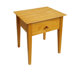 Ξύλινο Μασίφ Κομοδίνο 1Συρτάρι 52.5x42.5xH57cm