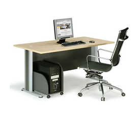 BASIC Γραφείο Απόχρωση Dark Grey - Beech