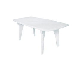 LIPARI Τραπέζι Dining Κήπου - Βεράντας, PP Άσπρο