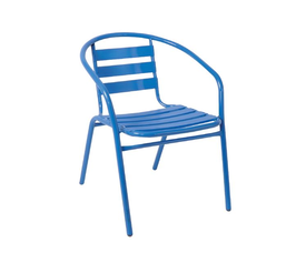 FUNKY Πολυθρόνα Μέταλλο - Αλουμίνιο Βαφή Μπλε