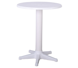 GAZ Τραπέζι Κήπου - Βεράντας, PP Άσπρο