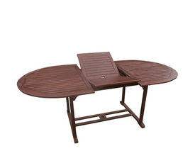 GARDEN Τραπέζι Επεκτεινόμενο Oval, Ξύλο Acacia