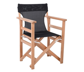 Σκηνοθέτη  Πολυθρόνας Οξιά, Βαφή Εμποτισμού Φυσικό, Πτυσσόμενη 56x53x87  Π104