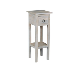 MAISON CLASSIC Έπιπλο Stand - Ξύλο Mango Antique Άσπρο