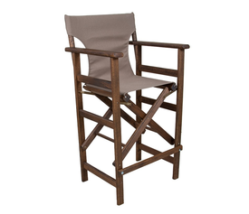 Ψηλή Πολυθρόνα Σκηνοθέτη Ελληνικής Κατασκευής Οξιά / Ύφασμα Επιλογής 57x54xH110cm