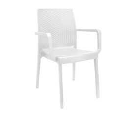 Πολυθρόνα Kasia Λευκό 54 x 51 x 84.5