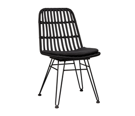 Καρέκλα Kahlua Μαύρο 46 x 62 x 86