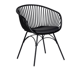 Πολυθρόνα Quasar  Μαύρο 59.50 x 55 x 78