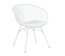 Πολυθρόνα Quasar  Λευκό 59.50 x 55 x 78