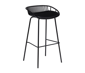 Σκαμπό Aperol Μαύρο 45 x 49 x 88