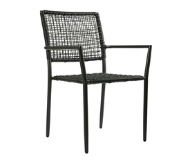 Πολυθρόνα Sati Μαύρο 57 x 60 x 88