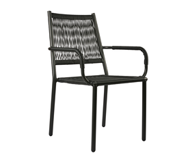 Πολυθρόνα Zucca Μαύρο 58 x 63 x 90