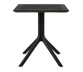 Τραπέζι Ocean μαύρο 70 x 70 x 75