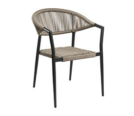 Πολυθρόνα Oggi με Μόκα σχοινί 55.5 x 59 x 78.5