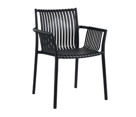 Πολυθρόνα Zanett μαύρο 59 x 56 x 82