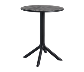 Τραπέζι Moreno Μαύρο Φ60 x  x 76