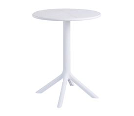 Τραπέζι Moreno Λευκό Φ60 x  x 76