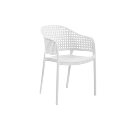 Πολυθρόνα CUBA λευκό 56 x 54 x 81