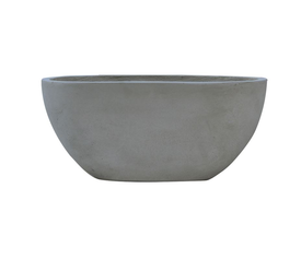 FLOWER POT-4 Cement Grey 76x34x32cm