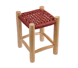 Σκαμπό Noor κόκκινο 35 x 35 x 47