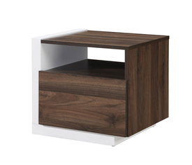 DOBLE ΚΟΜΟΔΙΝΟ 1ΠΟΡΤΑ ΚΑΡΥΔΙ ΛΕΥΚΟ 46x40x43