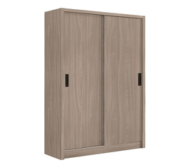 VANITY Ντουλάπα Δίφυλλη - Συρόμενη, Απόχρωση Sonoma Oak