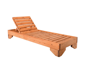 VERANO Ξαπλώστρα (A) Καρυδί Pine (πεύκο)