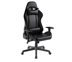 MAXIMUS ΚΑΡΕΚΛΑ GAMING ΓΡΑΦΕΙΟΥ ΜΑΥΡΟ 51x74x135