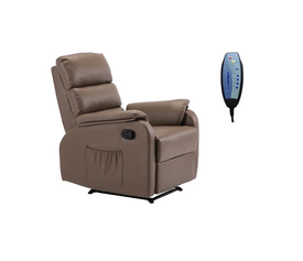 COMFORT Massage Πολυθρόνα Relax, Σαλονιού - Καθιστικού, PU Cappuccino