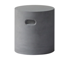 CONCRETE Cylinder Σκαμπό Κήπου - Βεράντας, Cement Grey