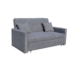 DUAL ΚΑΝΑΠΕΣ ΚΡΕΒΑΤΙ 2ΘΕΣΙΟΣ ΓΚΡΙ 153x89x85