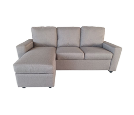 PORTLAND Καναπές Σαλονιού - Καθιστικού, Γωνία Αναστρέψιμος Ύφασμα Cappuccino