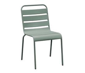 BRIO Καρέκλα-Pro Στοιβαζόμενη Μέταλλο Βαφή Sandy Green 5635C