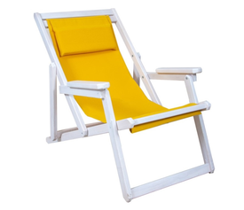 Σεζ-Λοννγκ 3 Θέσεων Ελληνικής Κατασκευής Οξιά / Ύφασμα Επιλογής 63x55xH83cm