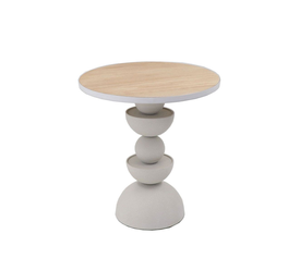 UP : DOWN 40,5 SIDE TABLE ΛΕΥΚΟ ΦΥΣΙΚΟ 40.5x40.5x45