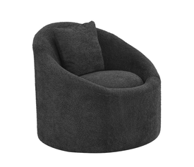 SOFTY ΠΟΛΥΘΡΟΝΑ ΠΕΡΙΣΤΡΕΦΟΜΕΝΗ ΓΚΡΙ ΣΚΟΥΡΟ 80x80x77