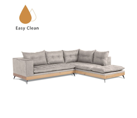 LEGNO ΚΑΝΑΠΕΣ ΓΩΝΙΑ ΔΕΞΙΑ ΓΚΡΙ ΑΝΟΙΧΤΟ POLO1321 290x240x80