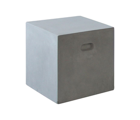 CONCRETE Cubic Σκαμπό Κήπου - Βεράντας, Cement Grey