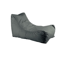 LAZY Πουφ Ανάκλιντρο 100% Αδιάβροχο, Ύφασμα Ανθρακί