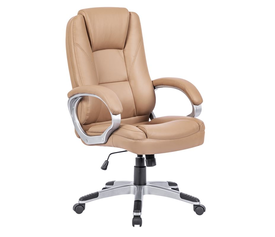 BF6950 Πολυθρόνα Γραφείου Διευθυντή, Pu Μπεζ